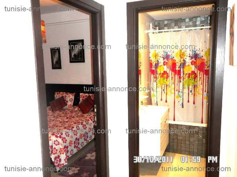 El Menzah El Manar 1 Location vacances Appart. 2 pices 2 pices luxueux et bien situ